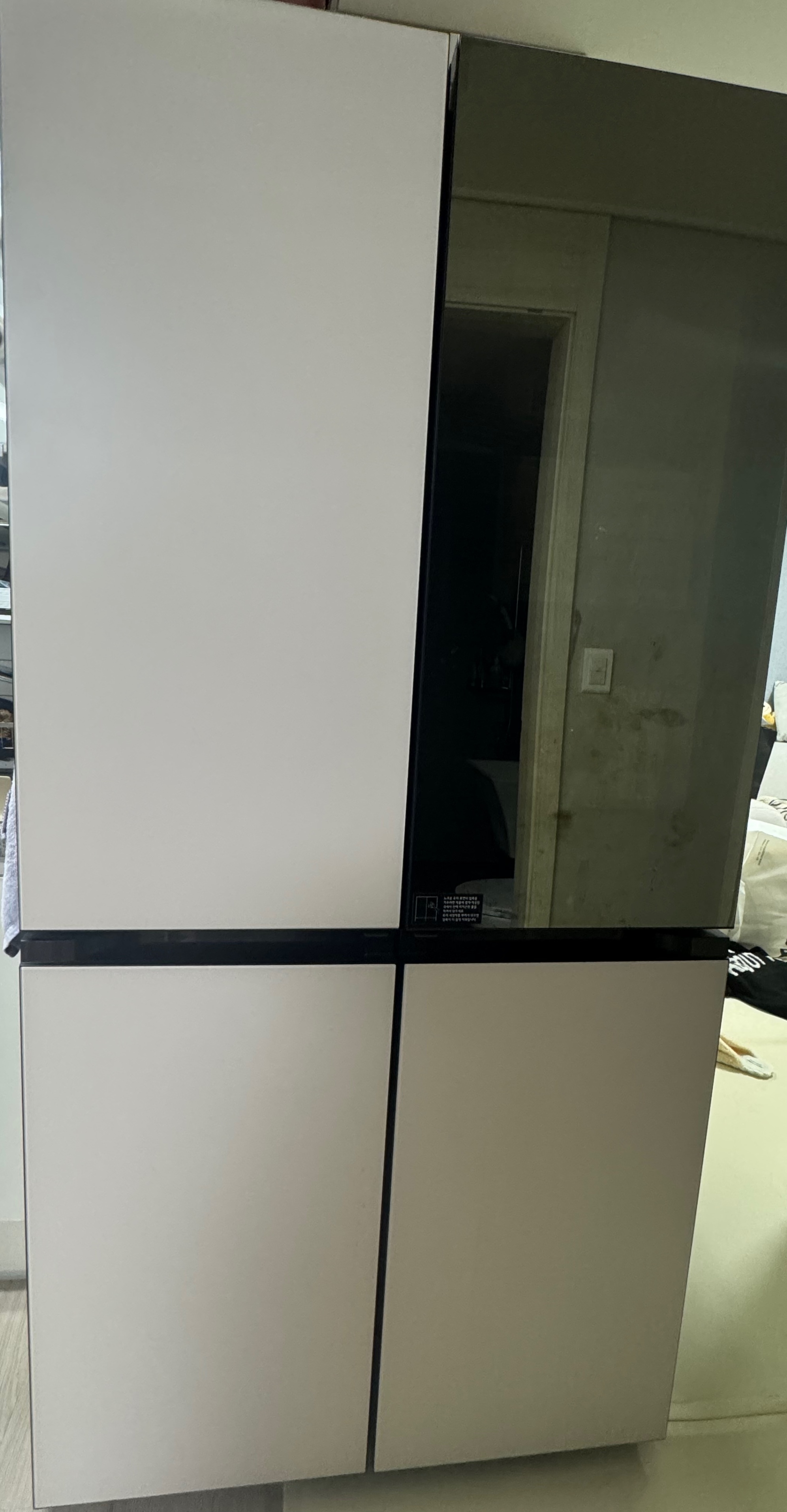 LG 디오스 오브제컬렉션 STEM 베이직 냉장고 (노크온 더블매직스페이스) - 이미지 1